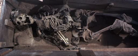 The skeleton found by Tuco in The Good, the Bad and the Ugly inside the wrong coffin at Sad Hill cemetery, was a real human skeleton. A deceased Spanish actress wrote in her will she wanted to act even after her death.