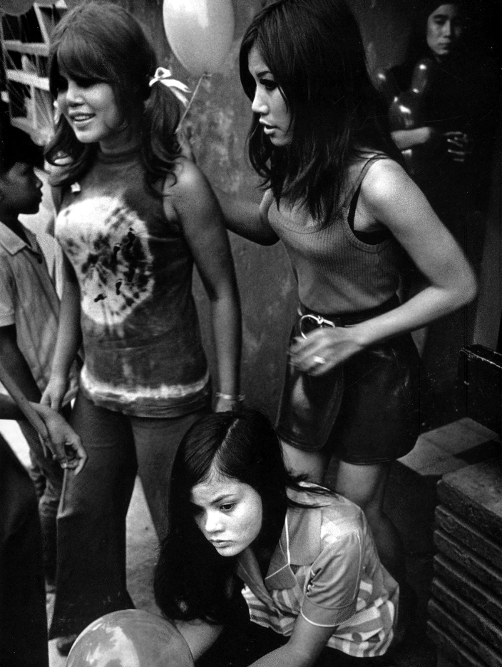 Prostitutes in Can Tho, Vietnam, 1970 by Philip Jones Griffith