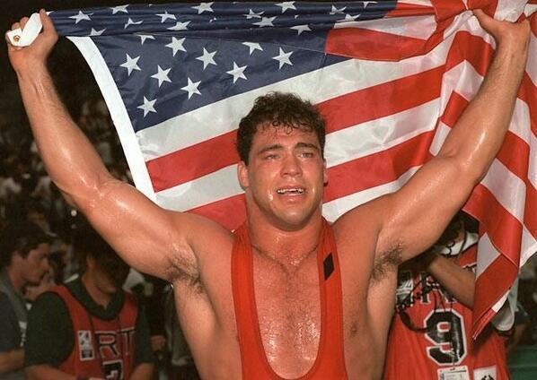 Kurt Angle wins the gold medal with a broken freakin neck in 1996