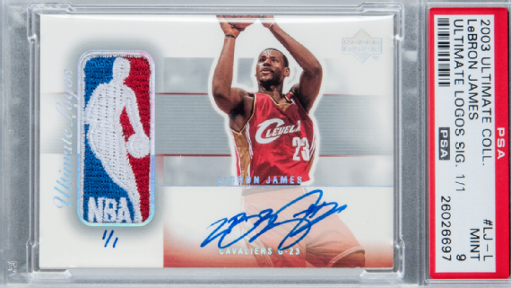 LeBron James signed rookie card sells for $312,000
