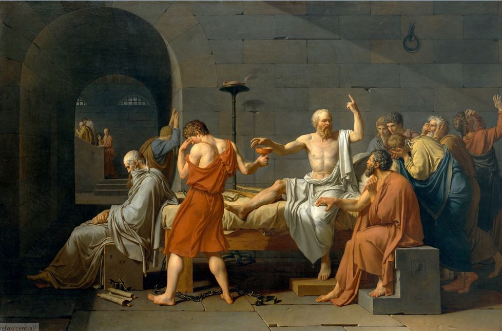 In the 5th Century BC, Socrates pushed philosophy up to a whole new level. He would end up inspiring Plato, Aristotle and through them pretty much every western philosopher ever since.

Why was he a rebel?  Socrates was dedicated to truth with an absolute ferocity. He was willing to risk everything rather than compromise with what was true.  Maybe two of the most important things he taught was that wisdom came more from realizing (and admitting!) how little you know, than from clinging to what you think you do know, and that the way to get to truth is by a process of questioning everything. This process of getting to the truth through the process of questioning came to be known as the 'Socratic method', and when Socrates wasn't busy getting drunk or getting it on with teenage boys, he was apparently spending most of the rest of his time using this method to hugely piss off the important people of his native Athens. His inconvenient questions made them reveal themselves to be idiots, and they hated him for it.

What happened to him?  He was eventually put on trial, on the charge of corrupting the youth of Athens (with dangerous ideas; nobody cared much about the pederasty) and not believing in the city's gods (both of which were probably true). He was sentenced to die by drinking poison (hemlock). A true philosopher to the end, he carefully examined the effects of the poison on his body. He came to conclude that the soul existed and was immortal, and that death was the 'cure' to life, and the final freedom.