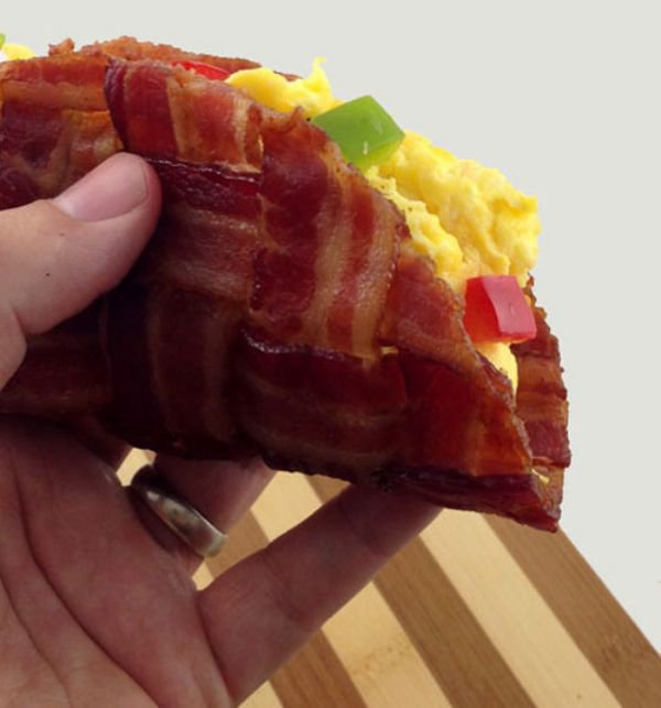 Bacon Weave Taco Shell