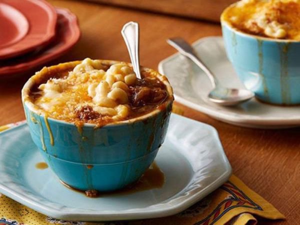 Mac & Cheese French Onion Soup