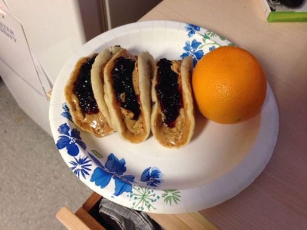 Peanut Butter & Jelly Pancake Tacos