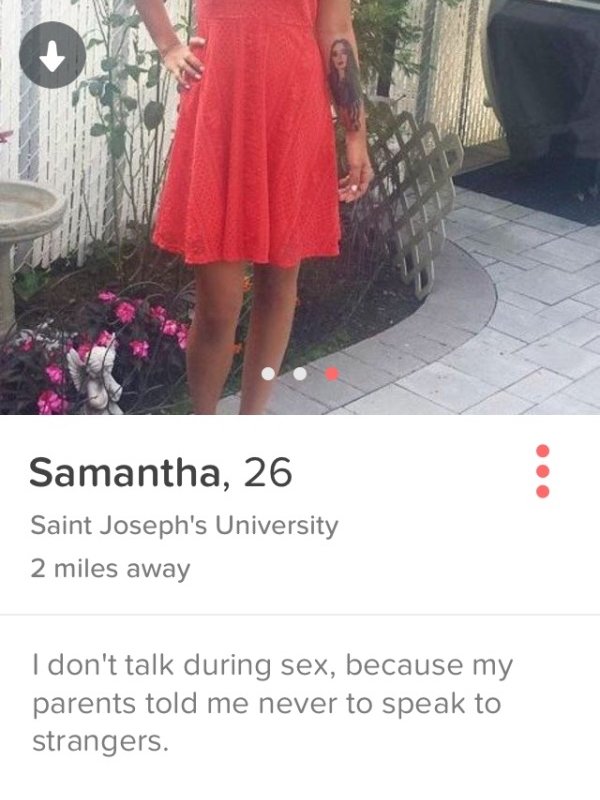 Tinder profiles that are full of WTF