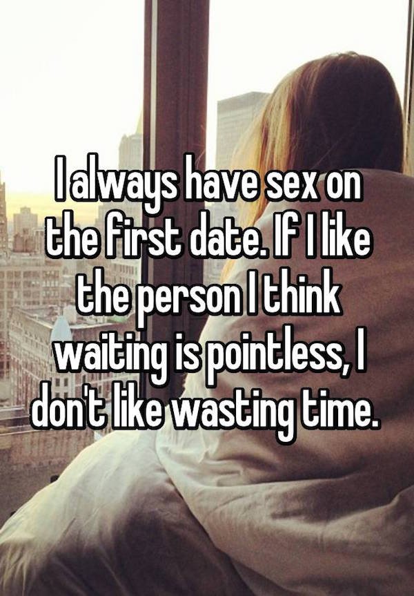 Girls admit they prefer sex on the first date