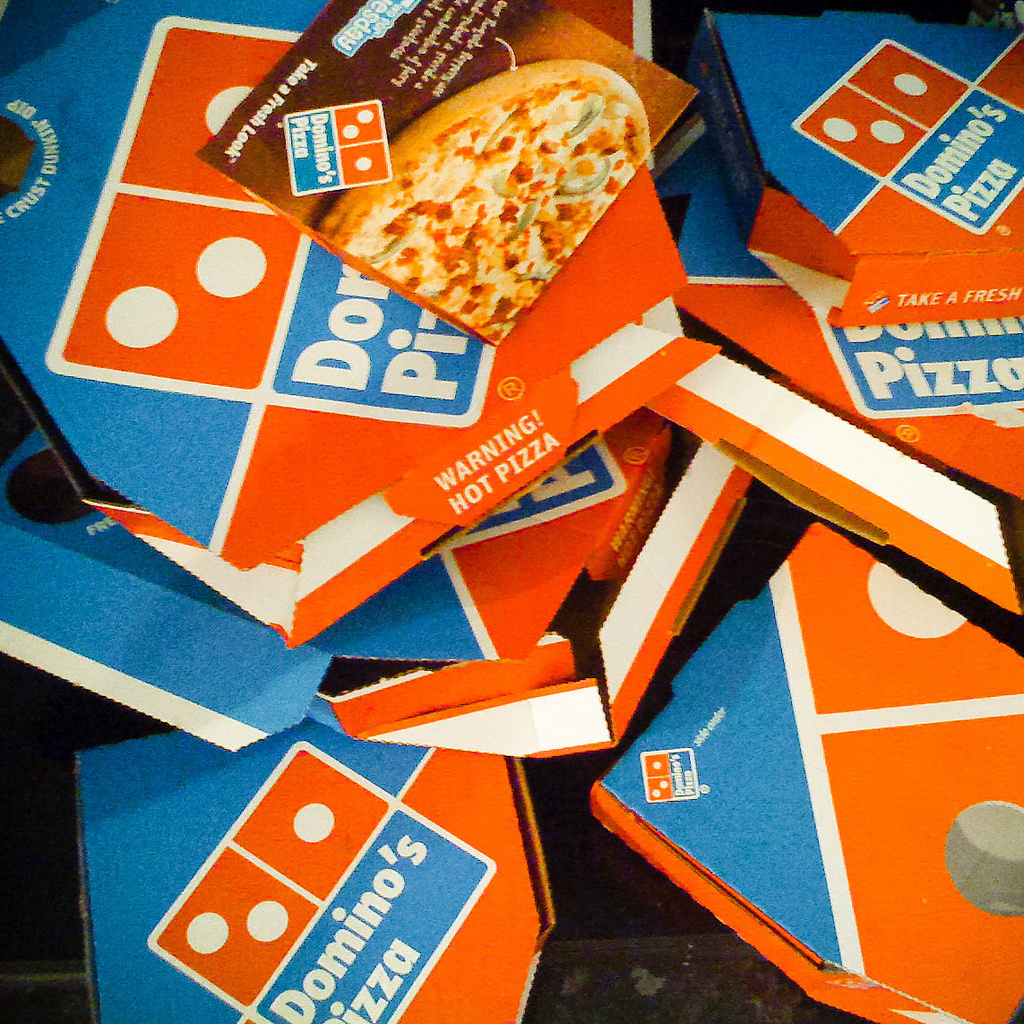During the national coverage of the O.J. Simpson speed car chase, Domino's sold as many pizza's as they did on Super Bowl Sunday.
