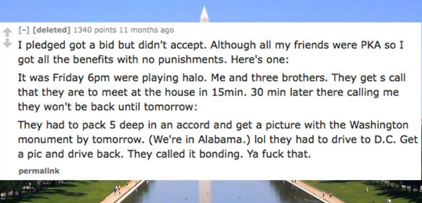 Sorority & Frat Members Describe Their F*cked Up Hazing Experiences