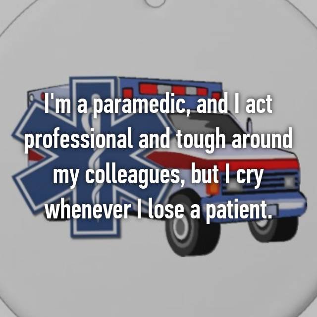 confessions from the heroic EMTs and firefighters