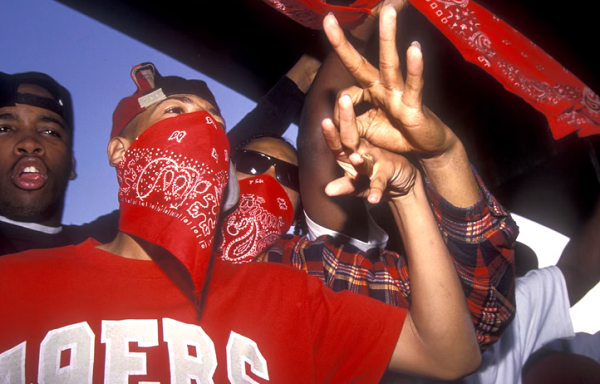 Bloods, Just like the Crips, they are known for their violence and flashing their gang colour, which in this case, is red. Originally, they were a faction of the Crips. But when they broke off into their own gang, they had to resort to extreme acts of violence due to the fact that they were outnumbered 3:1.