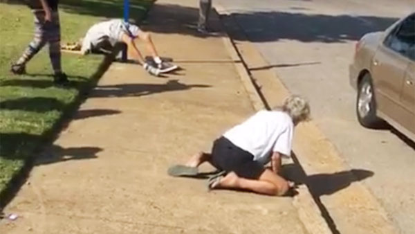 In October 2016, video of a Tennessee couple lying on the sidewalk unconscious from a suspected heroin overdose went viral. Police said the couple snorted heroin in a nearby Walgreens bathroom and began to have strange reactions once outside. They were both taken to the hospital and revived. The woman, Carla Hiers, had a warrant out for her arrest and was arrested. She was held on $200 bond for offenses including leaving the scene of an accident and theft.