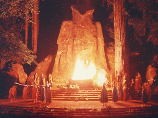 The Bohemian Grove is a 137 year old secret camp, that Nixon called “the most faggy goddamn thing you could ever imagine”. The camp is private and only open to the rich and powerful men of the world.

Every republican U.S. president since 1923 has been a member of club, including Eisenhower, Nixon, Reagan, and the Bush family maintains a strong involvement to this day. The top secret operation behind the development of the atomic bomb, known as the Manhattan Project, was first planned at the Grove in 1942, and it’s said to have played a key role in major political and business deals since it was founded in the late 1800s. This place is a conspiracy theorist’s dream come true. But it’s also a summer camp in the middle of a remote forest where the global elite can take off their ties and behave like a bunch of lost boys who’ve tied up their camp counsellor; free to run wild and break all the rules…