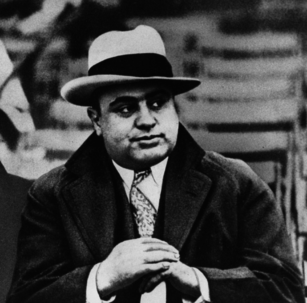 Al Capone couldn't very well advertise what he did on a business card.
So anyone who he gave a card to was surprised to learn that he was a "furniture businessman." Guess mob boss would have been a little too obvious for Elliott Ness.