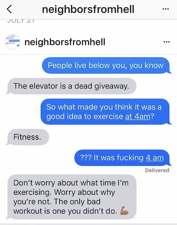 Bad neighbors prove that hell is other people