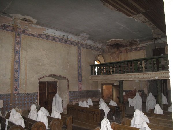 St. George’s Church.
Otherwise known as the “Ghost Church” this place is just straight spooky. The 14th century building is lined with ghostly figures covered in white sheets.