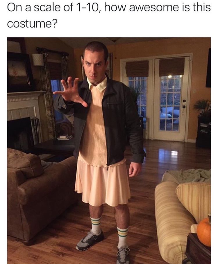 memes - memes which will leave you in stitches - On a scale of 110, how awesome is this costume?