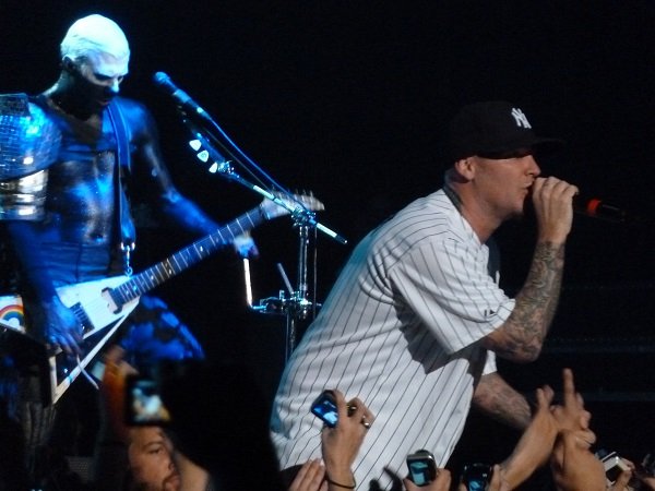 Limp Bizkit.
Despite being widely criticized, the band has sold over 40 million records worldwide, all with a name like “Limp Bizkit.” Rapper Fred Durst said that “The name is there to turn people’s heads away. A lot of people pick up the disc and go, ‘Limp Bizkit. Oh, they must suck.’ Those are the people that we don’t even want listening to our music.” Other potential names for the band were Split Dickslit and Bitch Piglet.