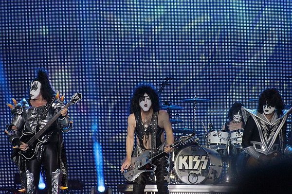 Kiss.
Guitarist Paul Stanley is the man behind the legendary name KISS. While driving to New York City with the hopes of making it big, the band was throwing name ideas around when he said “What about Kiss?”
The idea stemmed from his former band “LIPS” and stuck as the band members felt that it sounded sexy and dangerous.