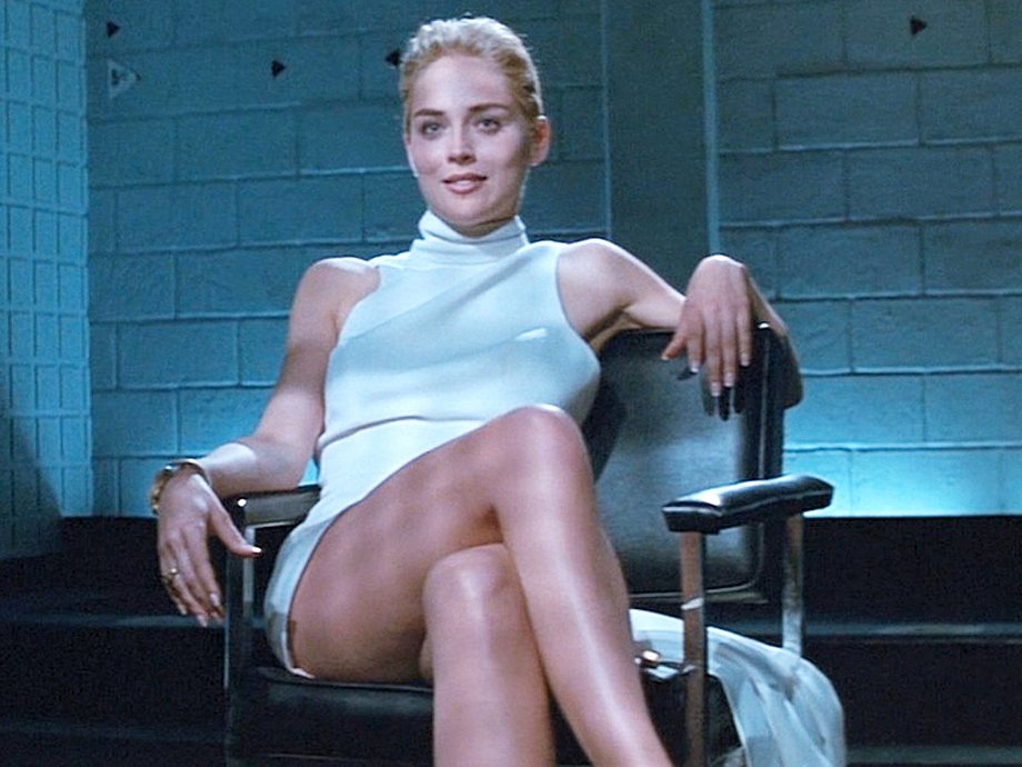 In ‘Basic Instinct,’ Sharon Stone’s character Catherine Tramell uses her sex appeal to distract the police interrogating her. A simple crossing of her legs leaves all the officers staring and baffled. Boobs or not, you can’t say you didn’t hit pause on that scene.