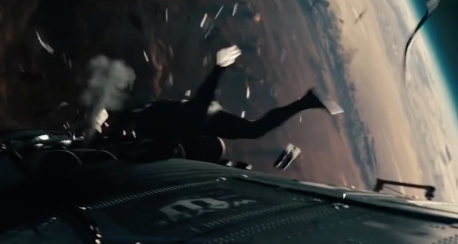 When the fight between Superman and General Zod makes its way to space, they smash into a satellite. You can see the Wayne Enterprises logo plastered on the side, meaning that Batman and Superman existed in the same world.