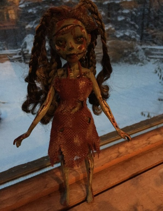 This doll that someone's daughter made.