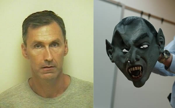 In 2004, Kurt Kroboth donned a vampire mask and attacked his estranged wife as she slept. He spent six years behind bars and was later set free.