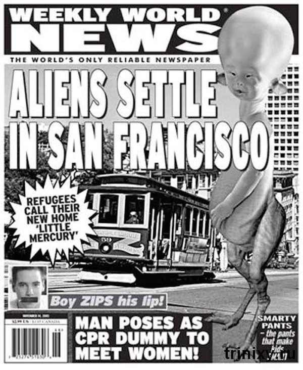 ridiculous headlines about aliens may just make you question their existence