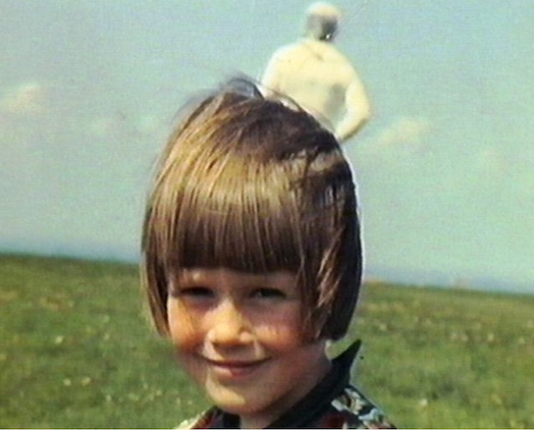 The Solway Firth Spaceman.
This is probably one of the most popular mysterious photos in the world. In 1964, near Solway Firth in Cumbria, England, Jim Templeton was taking a photo of his daughter in a meadow. She was the only one in view of the camera, but when they developed the film, they found a spaceman behind her. Modern analysis suggests it could be someone with their back turned, but Templeton claims that it was just he and his daughter out there.