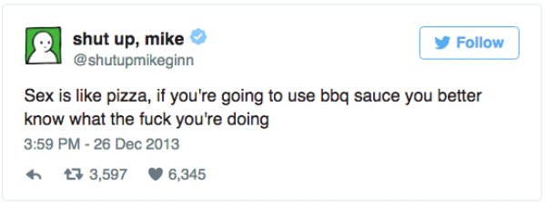 30 Hilarious Sex-related Tweets That Really Deserve A Standing Ovation