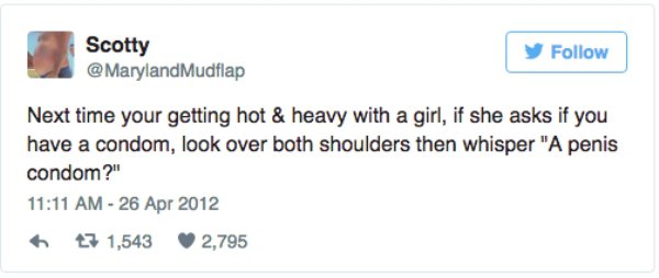 30 Hilarious Sex-related Tweets That Really Deserve A Standing Ovation