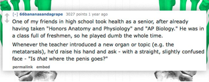 Sex Ed Teachers Share The Dumbest Questions They've Heard