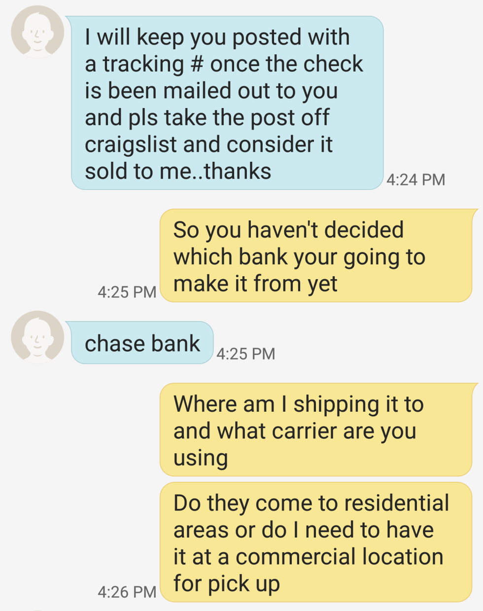 Craigslist scammer gets taken for a ride, and deservedly so