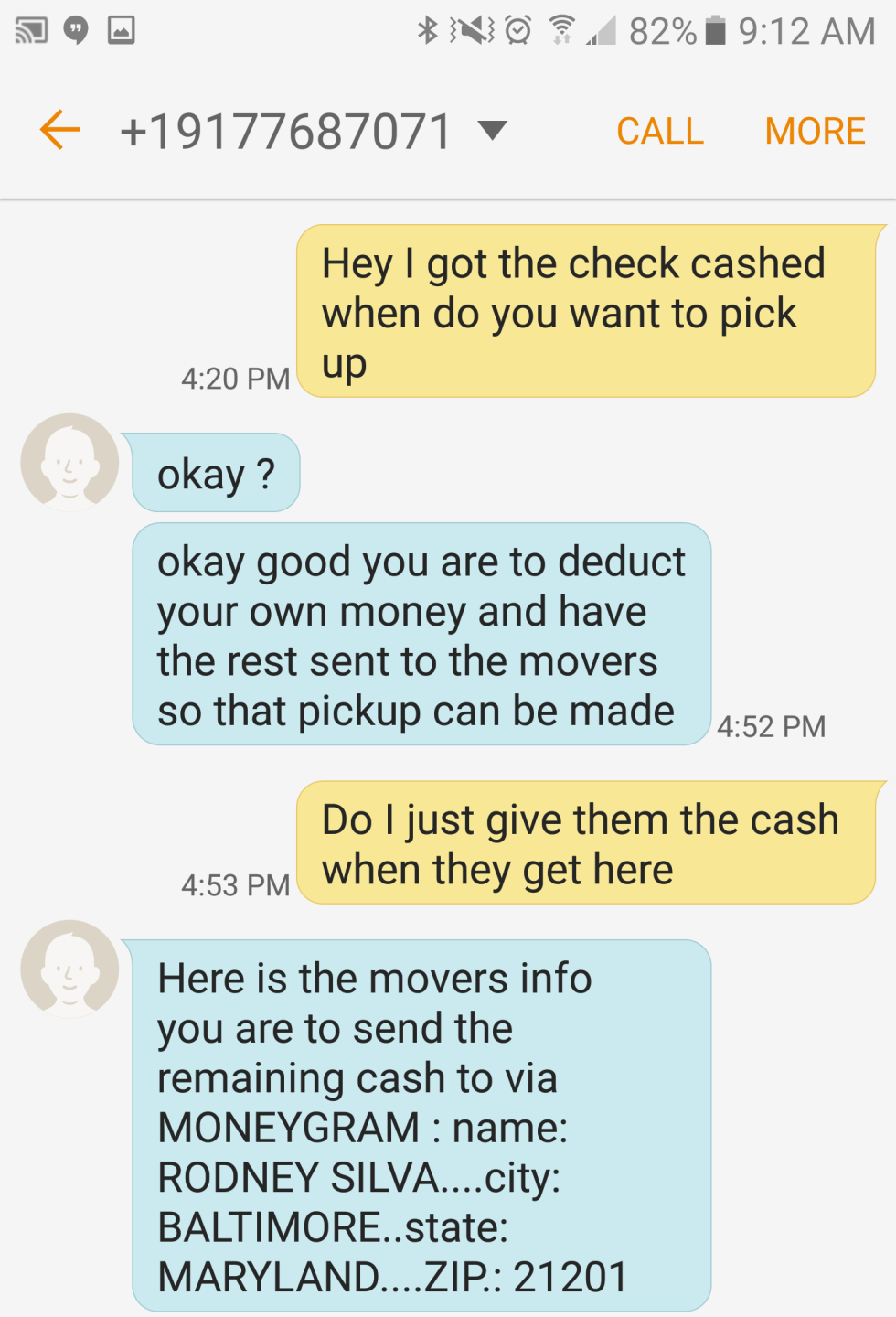 Craigslist scammer gets taken for a ride, and deservedly so