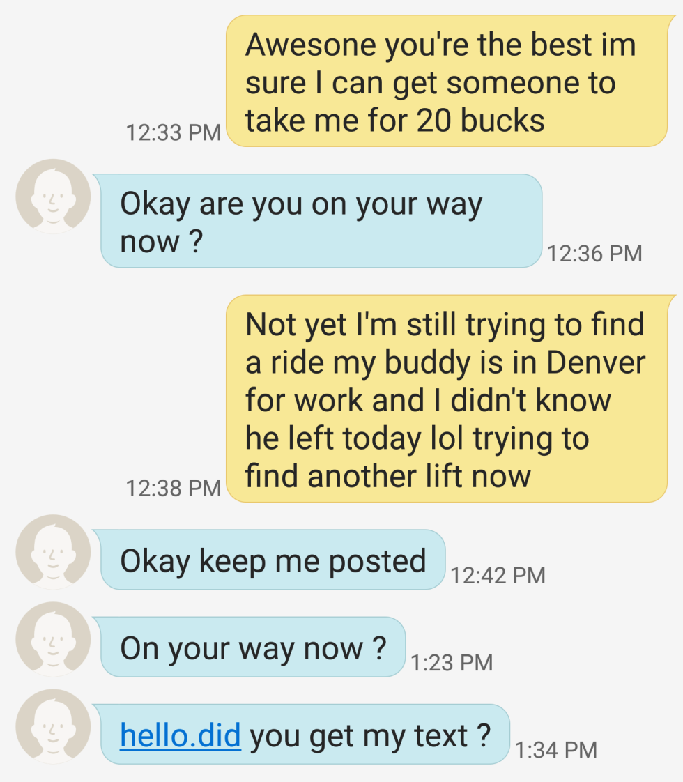 Craigslist scammer gets taken for a ride, and deservedly so