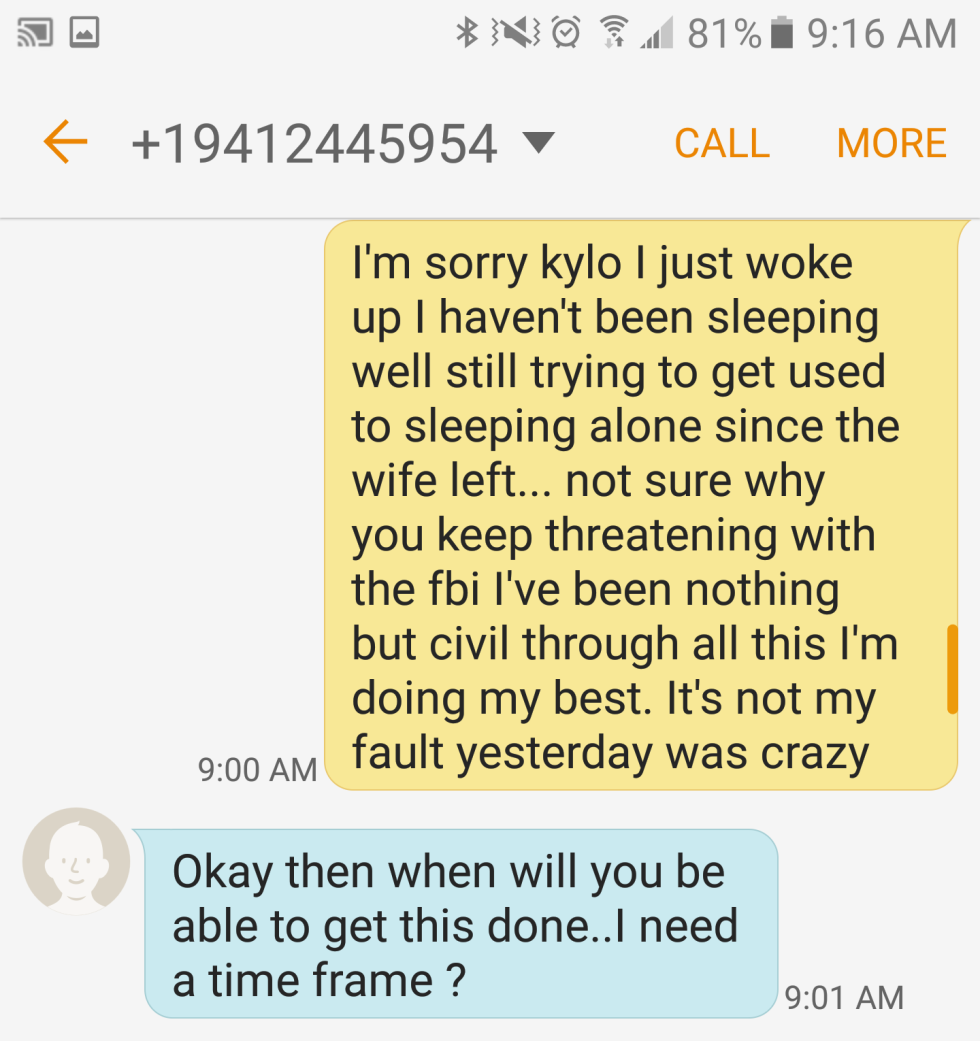 Craigslist scammer gets taken for a ride, and deservedly so