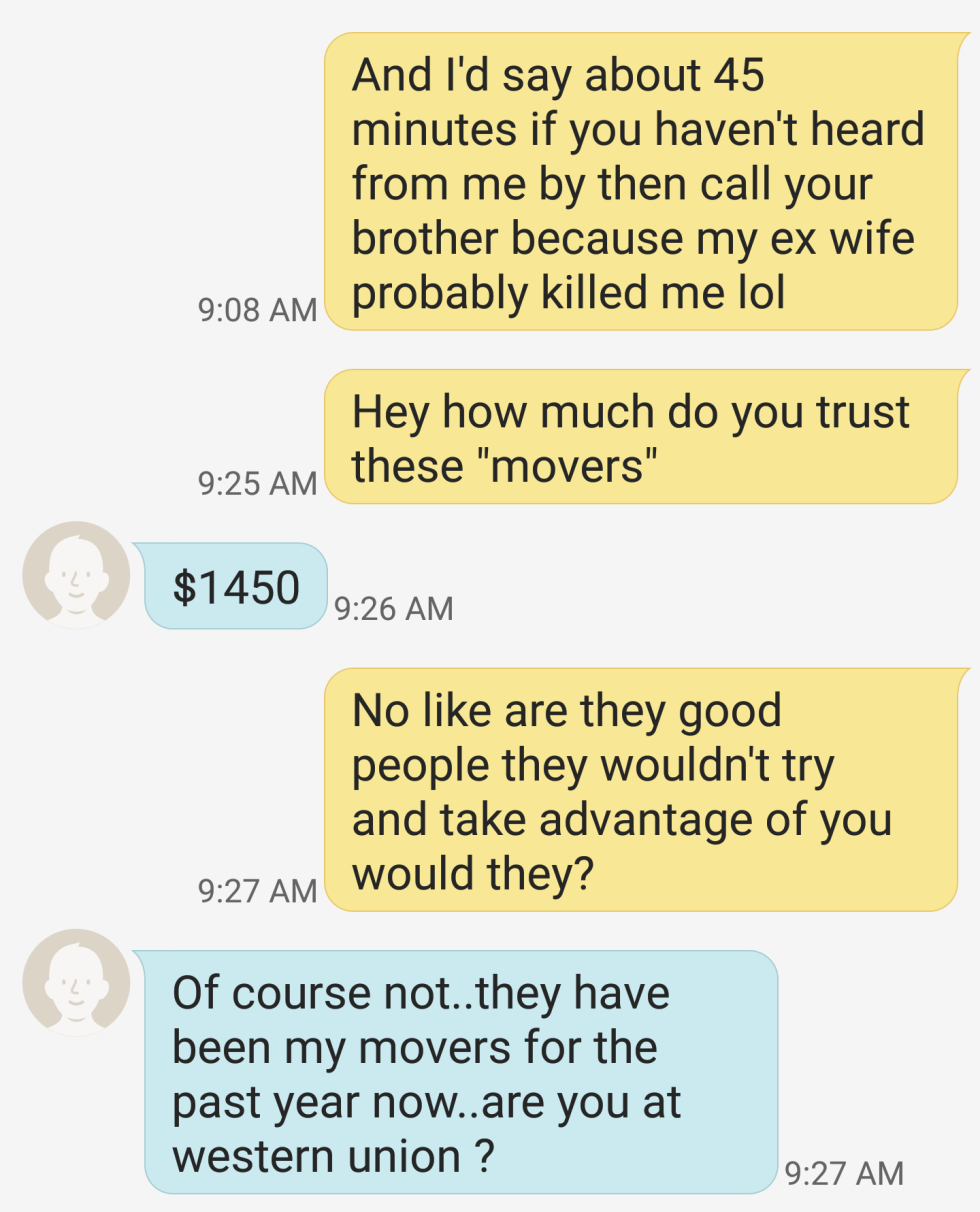 Craigslist scammer gets taken for a ride, and deservedly so