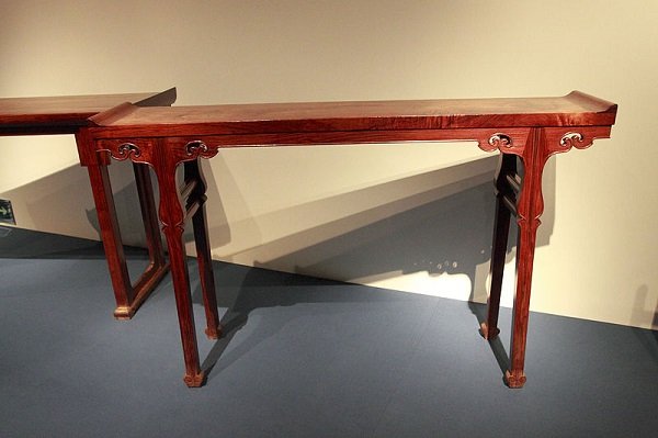 Huanghuali table.
A table made of huanghuali sold for $9 million in March 2013.