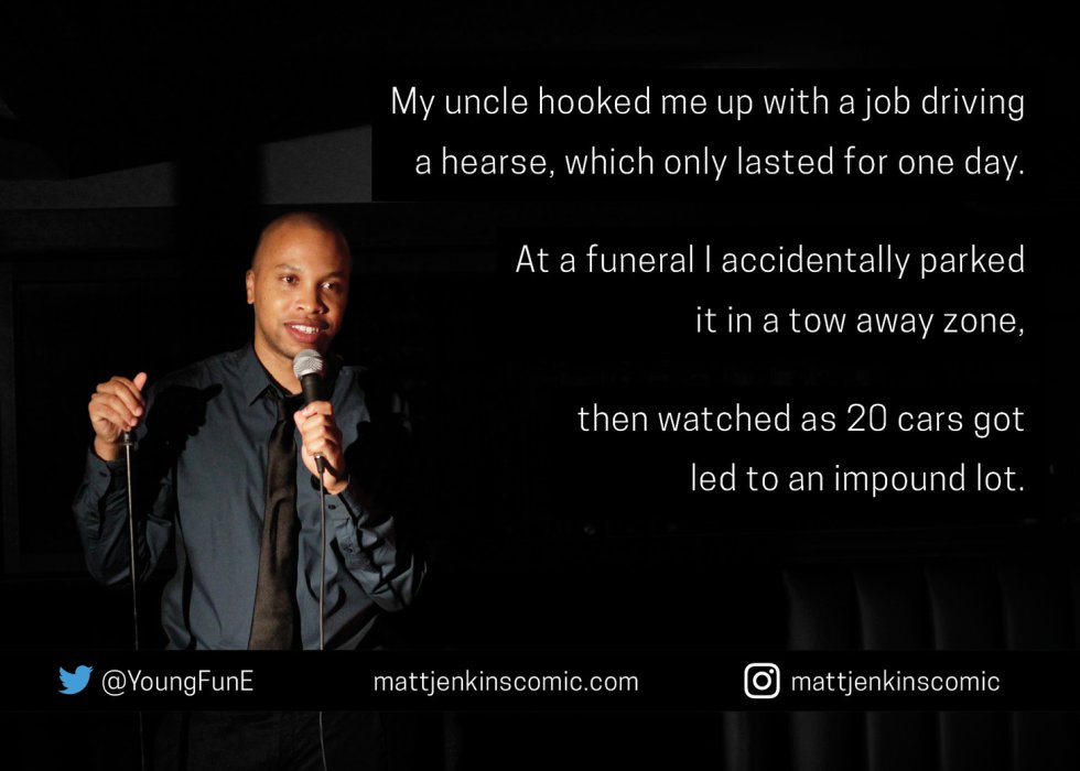 Comedians exercising their funny bones