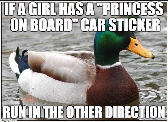 meme stream - physics energy meme - Lfa Girl Has A "Princess On Board" Car Sticker Run In The Other Direction umglip.com