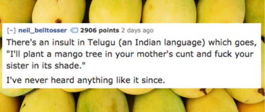 Most Brutal Yet Hilarious Insults People Have Ever Heard