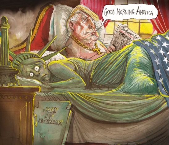 15 Political Cartoons That Sum Up The World's View Of A Trump Presidency