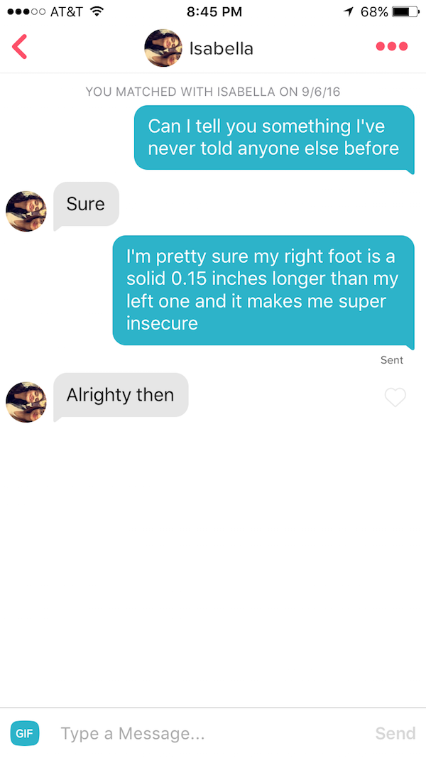 There Are Too Many Good Tinder Pick-Up Lines to Send “Hey”