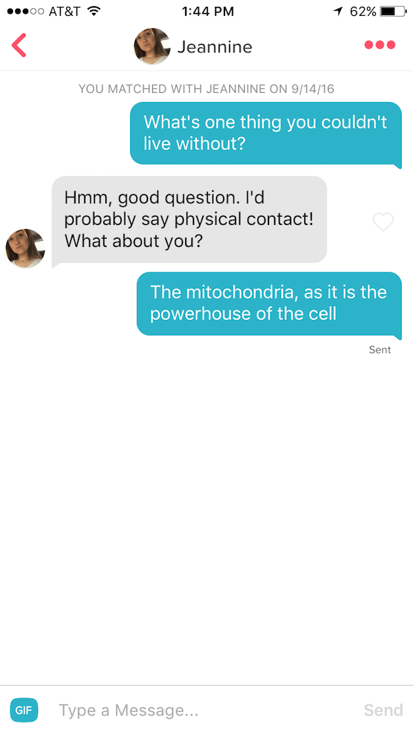 Guy shares hilarious collection of 'successful' Tinder pick up lines