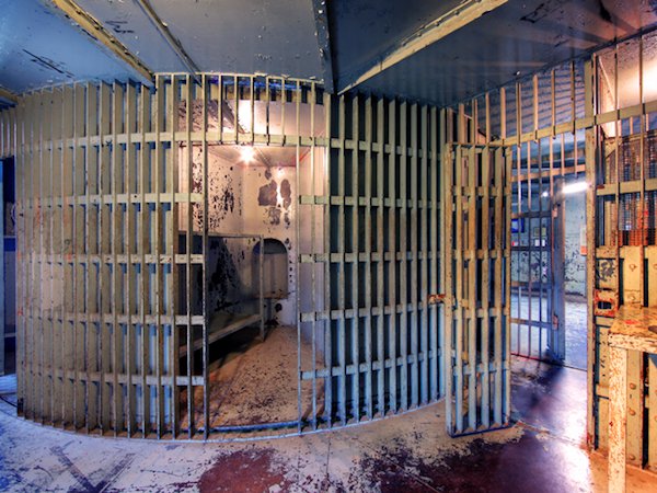 Abandoned prisons are a whole jail cell full of nopes
