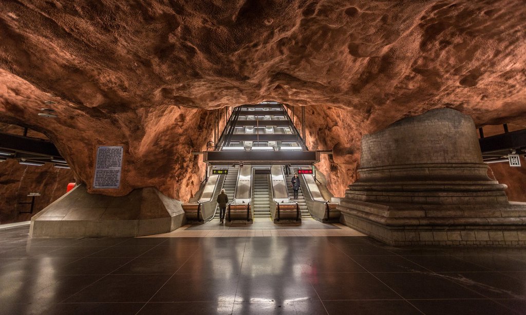 The Stockholm metro system