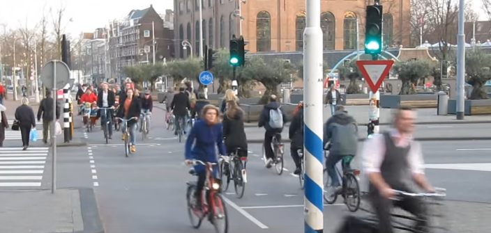 Rush Hour In Amsterdam