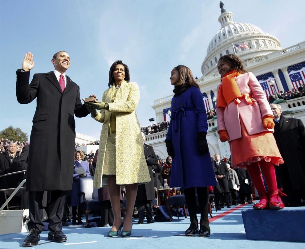 On Inauguration Day, the President can take their oath on any Bible or books of their choosing. In 2013, President Obama used two Bibles, Martin Luther King Jr.'s and Abraham Lincoln's. He also used the latter for his 2009 inauguration.