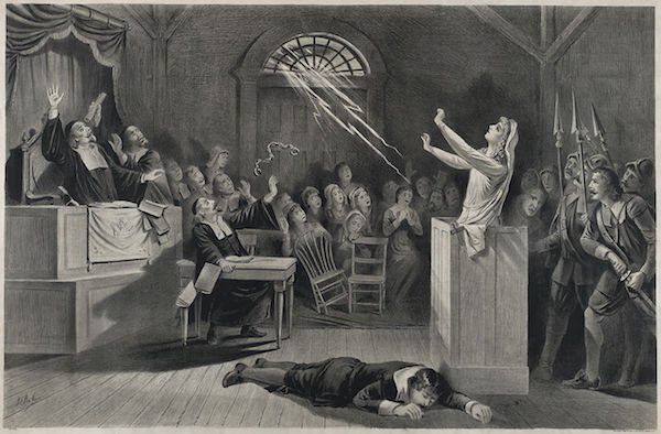 The Salem Witch Trials
Colonial Massachusetts, 1692
This has to be the most well-known incident of mass hysteria. After the young relatives of a local reverend began acting strange, Salem began to accuse their disenfranchised of witchcraft, and putting them on trials. If you were too smart, too outspoken, and didn’t fit into the norm, they found a reason to put you on trial. By the end of the hysteria, twenty people had been executed on trumped up charges.