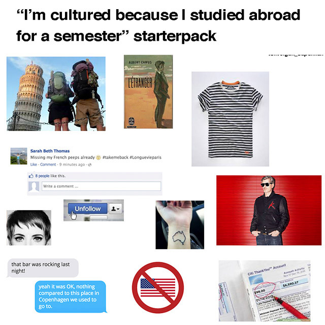 piazza dei miracoli - "I'm cultured because I studied abroad for a semester starterpack Albert Camus Sarah Beth Thomas Missing my French peeps already Comment .9 minutes ago stakemeback 8 people this. Write a comment... Un that bar was rocking last night!