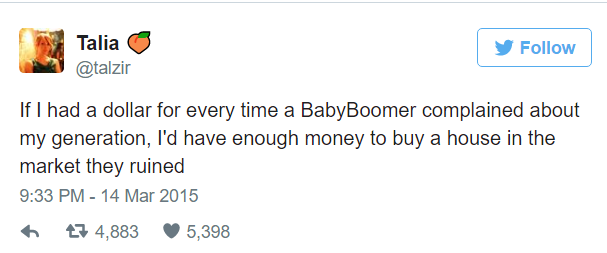 Clapbacks for When Baby Boomers Are Giving You Sh*t